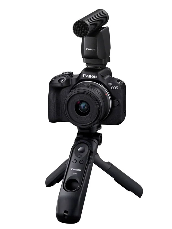 Canon EOS R50 Mirrorless Camera Content Creator Kit, 24,2 MP, 6000 x 4000 pikseliä, CMOS, 4K Ultra HD, Kosketusnäyttö, Musta