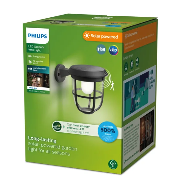 Philips LED-aurinkoseinävalaisin Radii