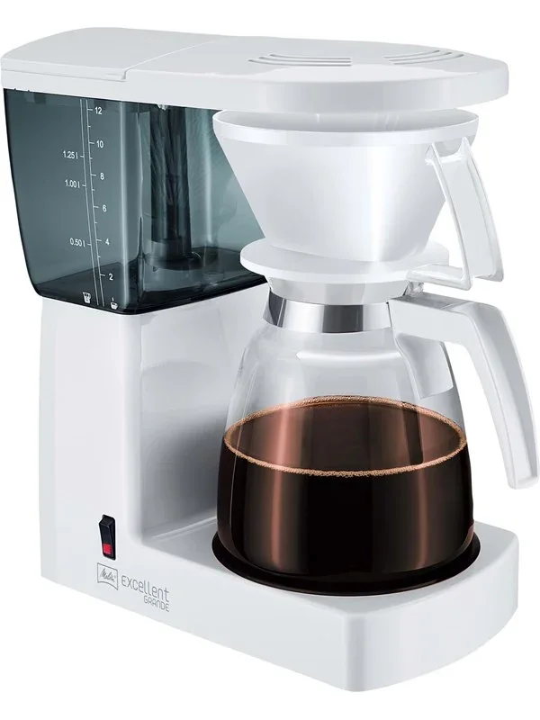 Melitta Grande 20760 12 kupin -kahvinkeitin, valkoinen