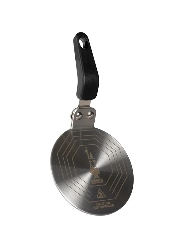 Bialetti DCDESIGN08, Metalli, Musta, Ruostumaton teräs, Kiinteä, Bakeliitti, Induktio, 130 mm