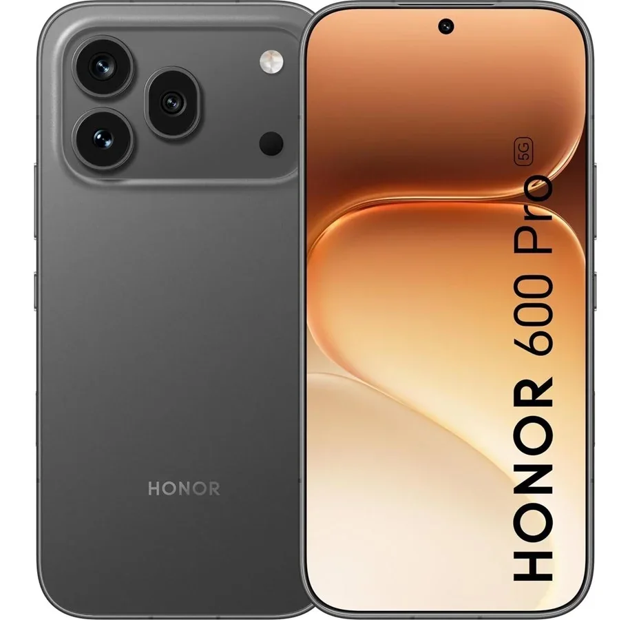 Honor 600 Pro, 16,7 cm (6.57), 12 GB, 512 GB, 200 MP, Android 16.0, Musta