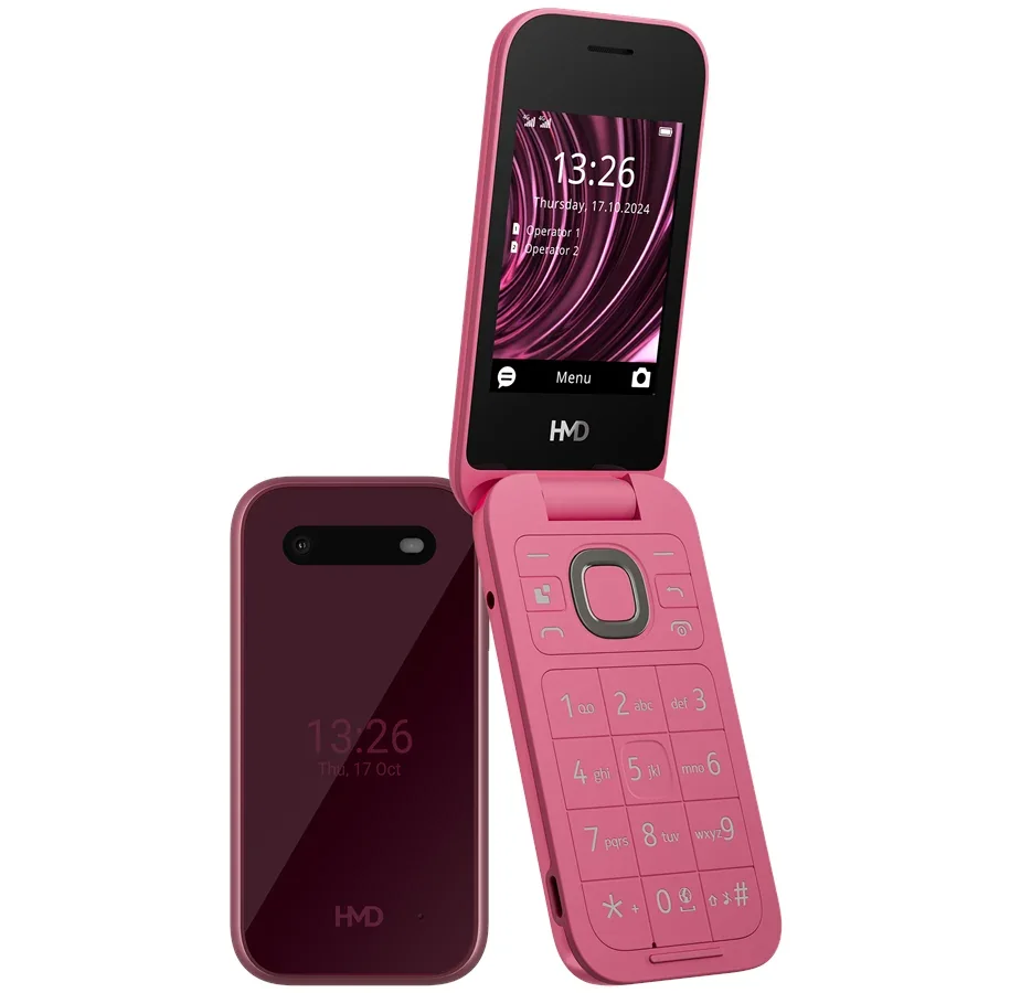 HMD 2660 matkapuhelin (punainen)