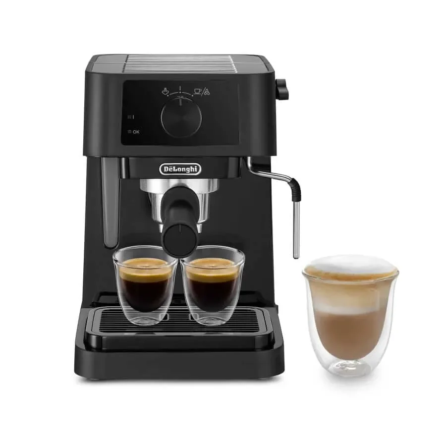 DeLonghi Stilosa EC230BK -manuaalinen espressokone, musta
