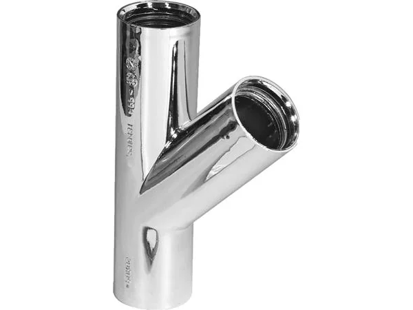 Purus branch pipe 45° 32 mm chrome pp/tpe