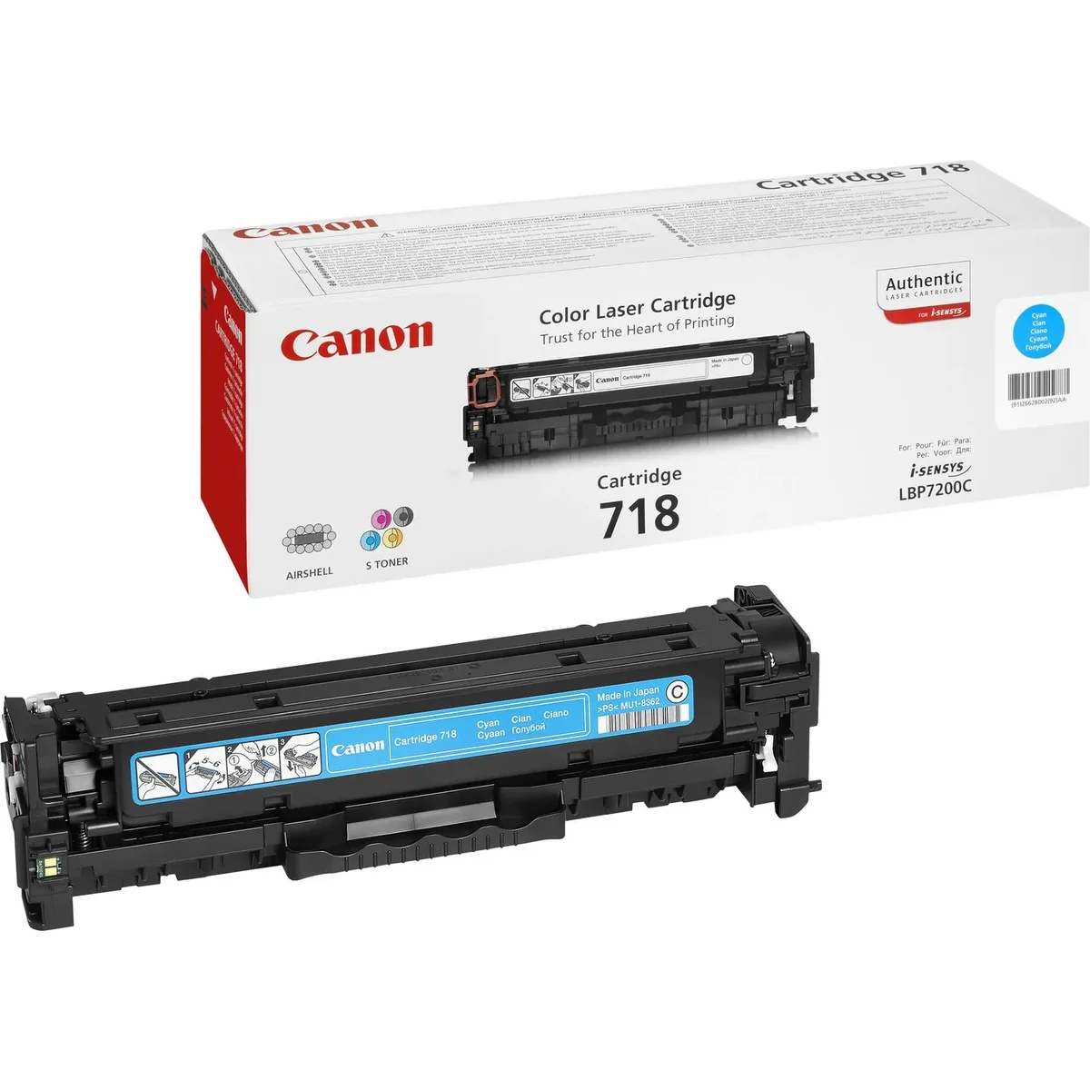 Canon Värikasetti Syaani 2.9k Type 718 - Mf8330