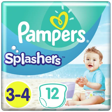Pampers Uimavaipat Splashers koko 3-4 (6-11 kg) - 12 kpl.