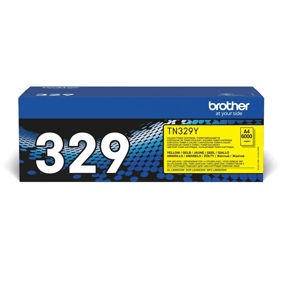 Brother TN-329Y Extra High Yield -laservärikasetti, keltainen