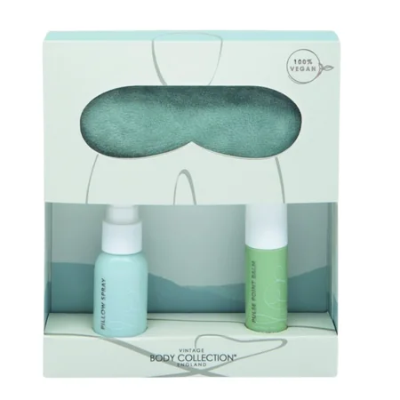 Body Collection England Tyynysuihke & Pulse Point Balm Vintage Relax Lahjasetti