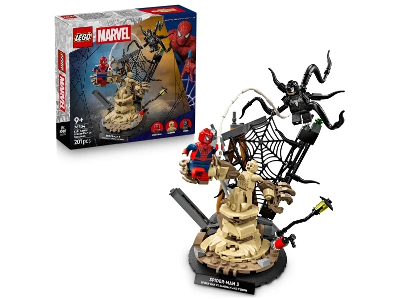 LEGO Marvel 76334 Eeppinen taistelu: Spider-Man vastaan Sandman