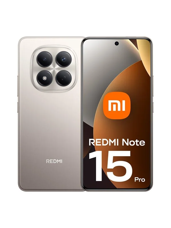 Xiaomi Redmi Note 15 Pro, 17,2 cm (6.77), 2392 x 1080 pikseliä, 8 GB, 256 GB, 200 MP, Titaani