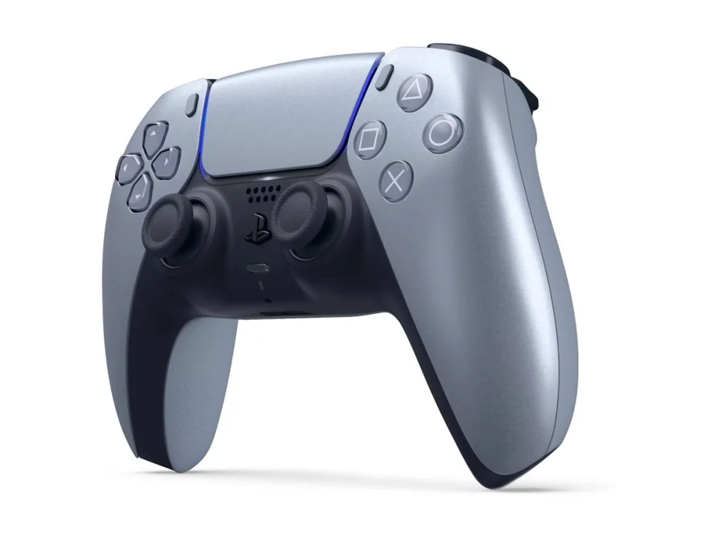Sony PlayStation 5 DualSense - Sterling Silver - Wireless Controller - Sony PlayStation 5