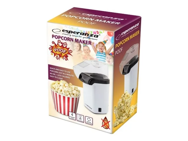 Esperanza EKP005W, musta, Valkoinen, 0,27 L, 2 min, 1200 W, 100 - 240 V, 50 - 60 Hz