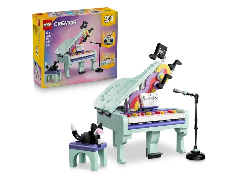 LEGO Creator 31392 Musiikkikoriste: Pianon ja kissan kanssa