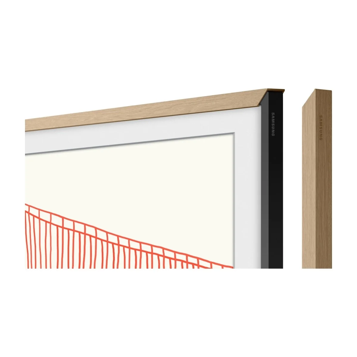 Samsung The Frame 43" kehys, vaalea puu (2021-2025)