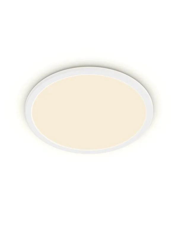 Philips Superslim CL550 Ceiling lamp Ø250 mm LED 15W 2700K SceneSwitch IP44, White