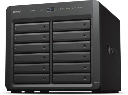 Synology Diskstation Ds2422+ Nas- Ja Tallennuspalvelimet Tower Ryzen Embedded V1500b 4 Gb Ddr4 0 Tb Diskstation Manager Musta