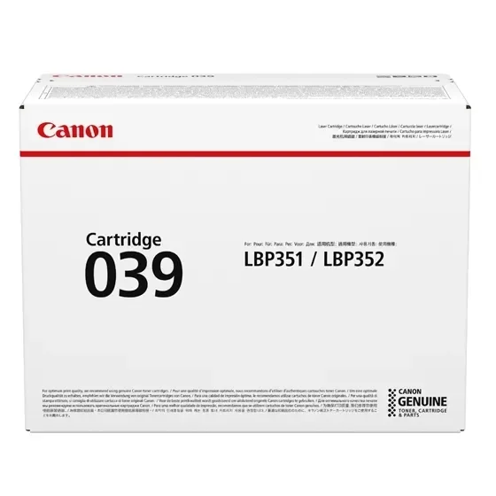 Canon CRG-039-laservärikasetti, musta