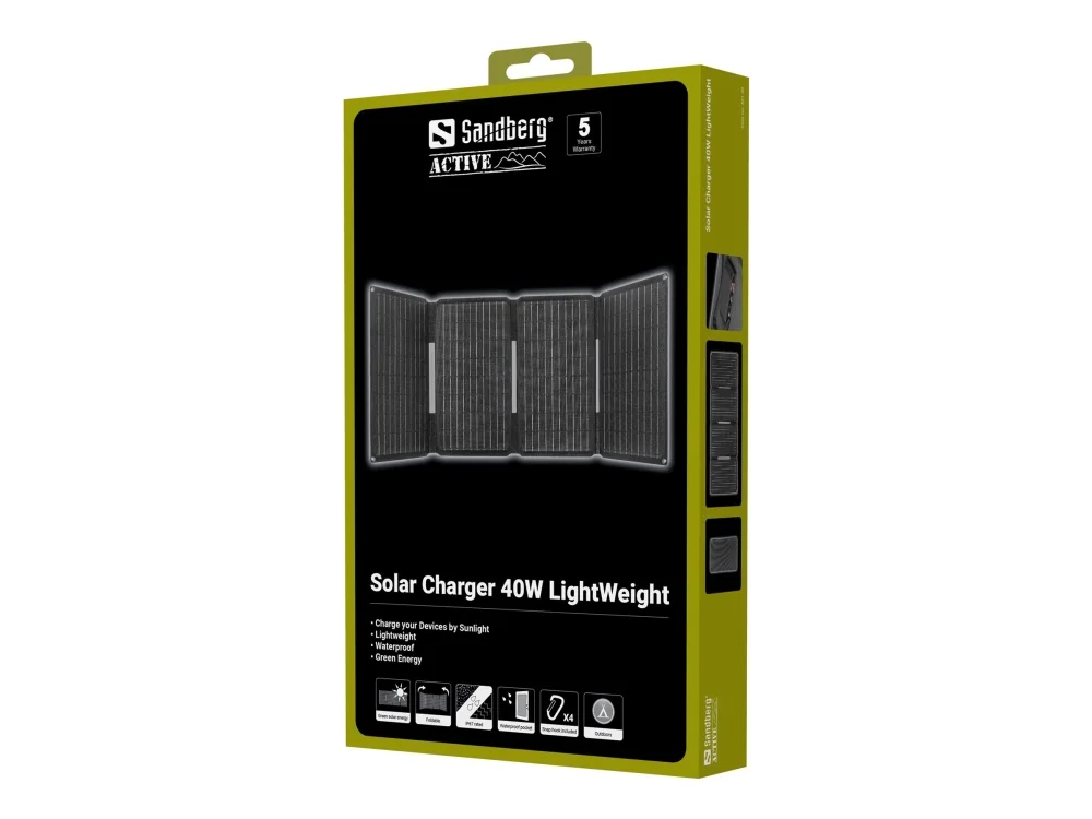 Sandberg Solar Charger 40W LightWeight