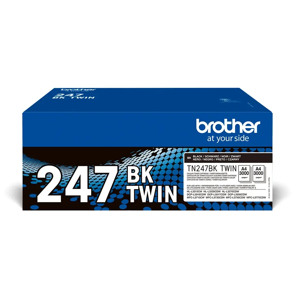 Brother TN-247BKTWIN, 3000 sivua, Musta, 2 kpl