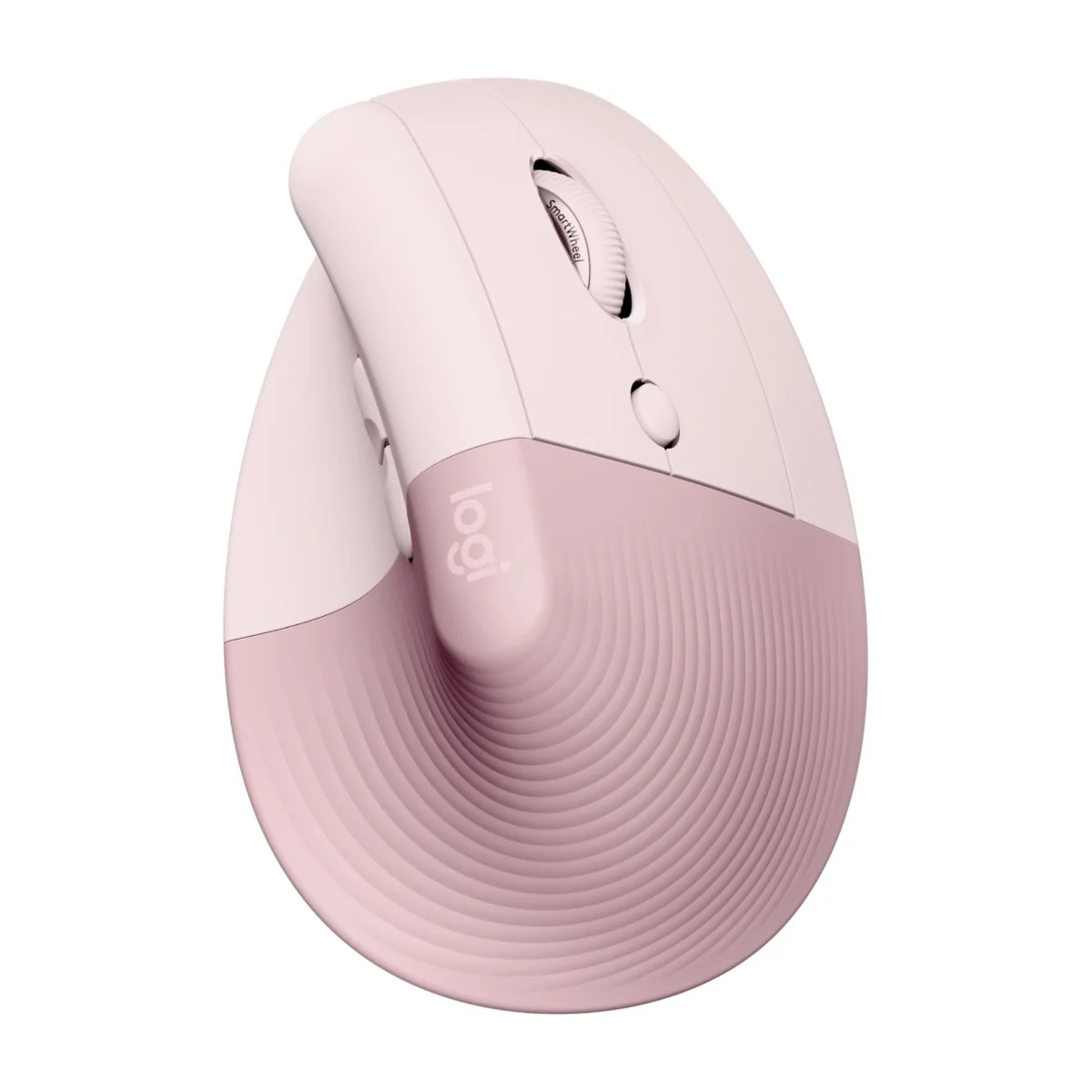 Logitech Lift Left Vertical - Graphite - Ergonominen hiiri - Optinen - 6 painiketta - Musta