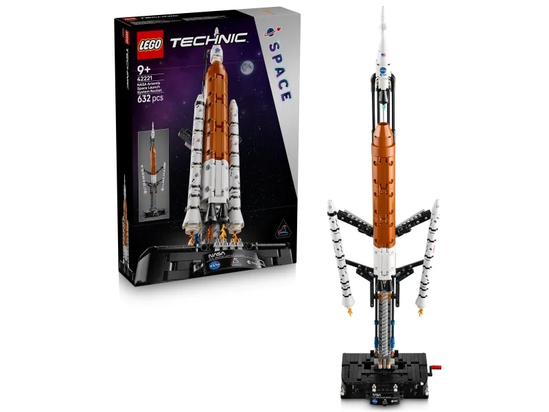 LEGO Technic 42221 NASA Artemis ‑laukaisujärjestelmän avaruusraketti