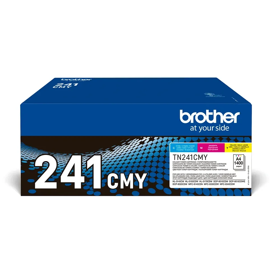 Brother TN241CMY / TN241 CMY 3-Pack Keltainen Cyan Magenta Toner