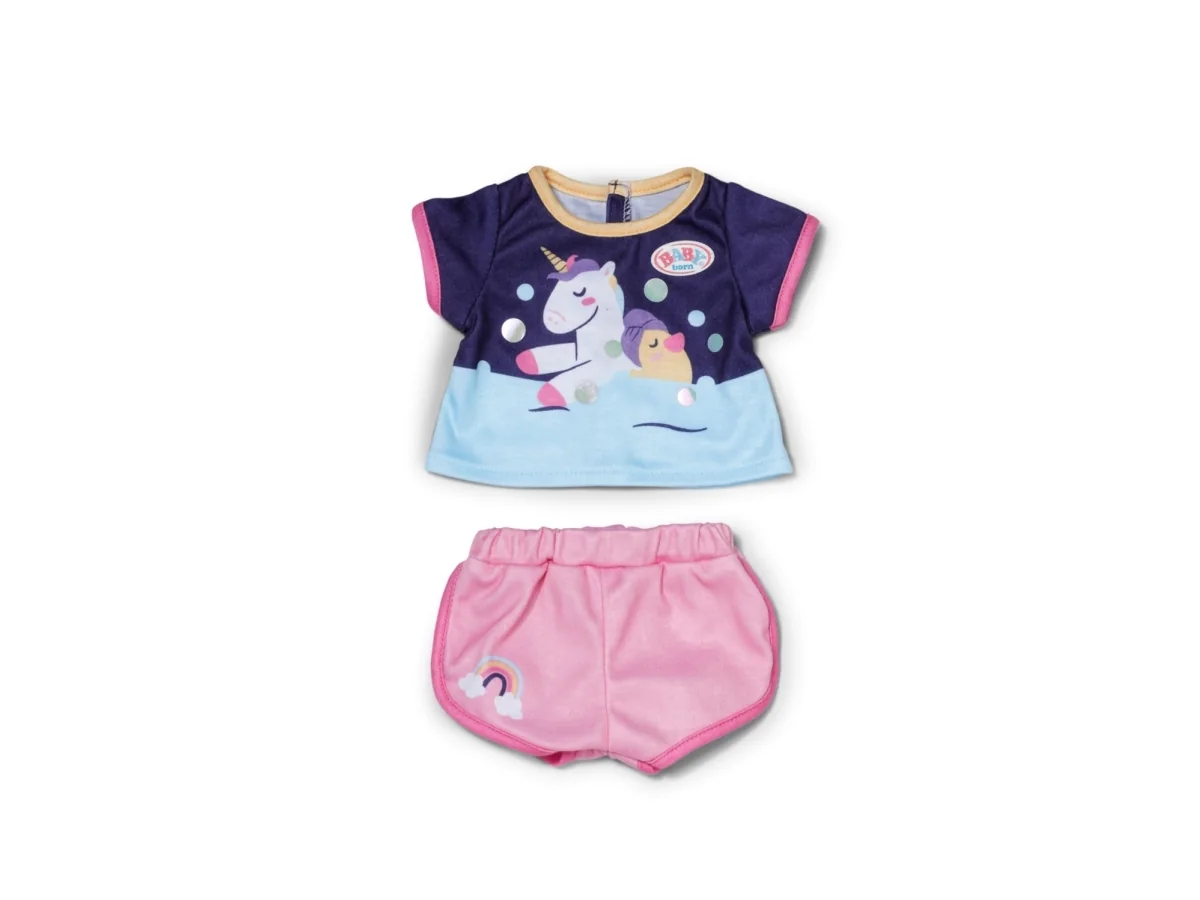 Baby Born Unicorn Short Pyjamas 43cm