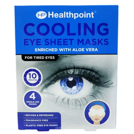 Healthpoint Cooling Eye Sheet Masks with Aloe Vera – 4 kpl