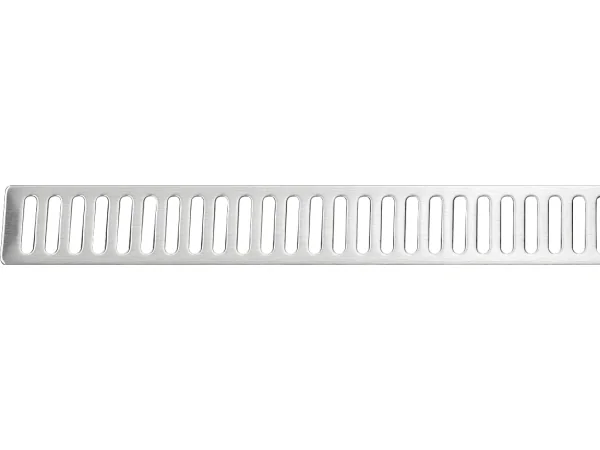 Unidrain-ritilä 3 mm:n vahvuisesta AISI 304 ruostumattomasta teräksestä ClassicLine-kehykseen - malli Column pituus 800 mm