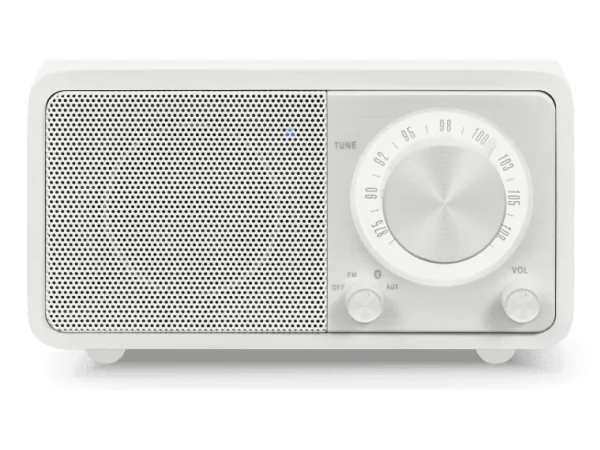 Sangean Genuine Mini WR-7 FM Radio Matt White - FM