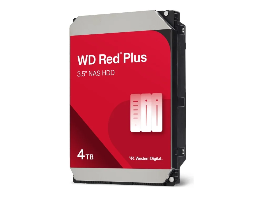 WD Red Plus - 4TB - Kovalevy - WD40EFPX - SATA-600 - 3.5"