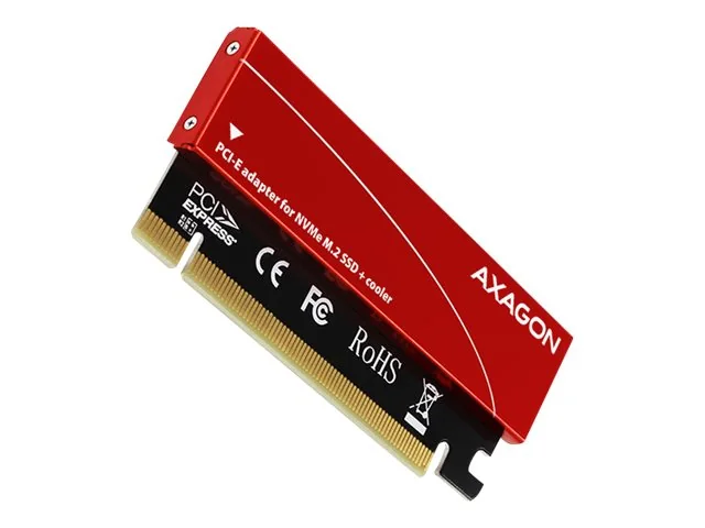 AXAGON PCEM2-S - Liitäntäsovitin - M.2 - M.2 NVMe-kortti - 8 GBps - PCIe 3.0 x16