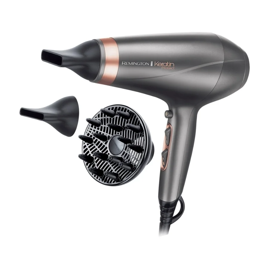Remington AC8820 Keratin Protect hiustenkuivaaja, hopea