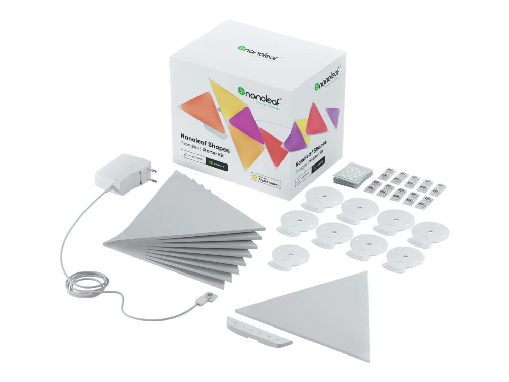 Nanoleaf Shapes - Triangles aloituspakkaus - 9 Paneelia