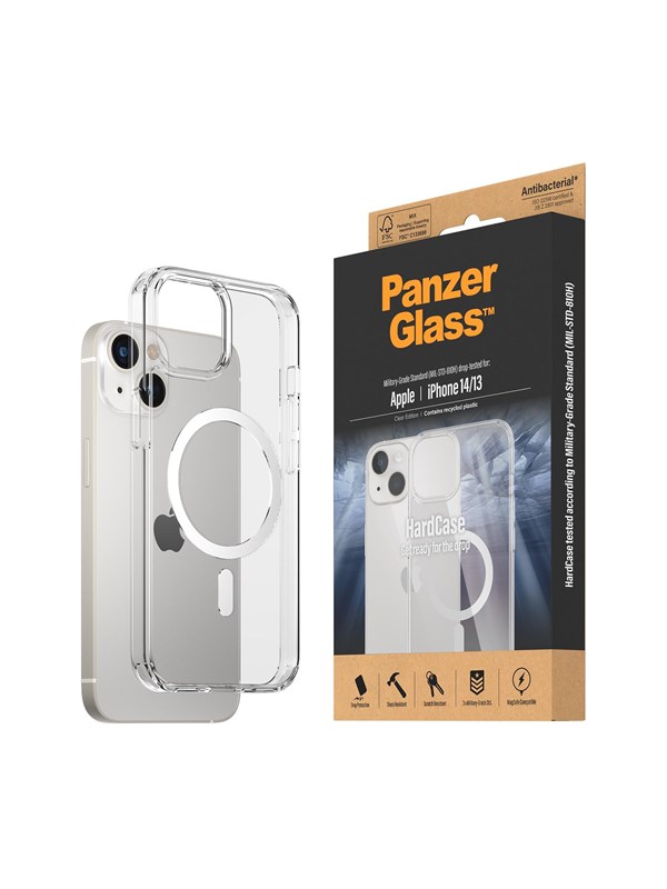 Panzerglass Hardcase Magsafe Iphone 13, Iphone 14 Läpinäkyvä