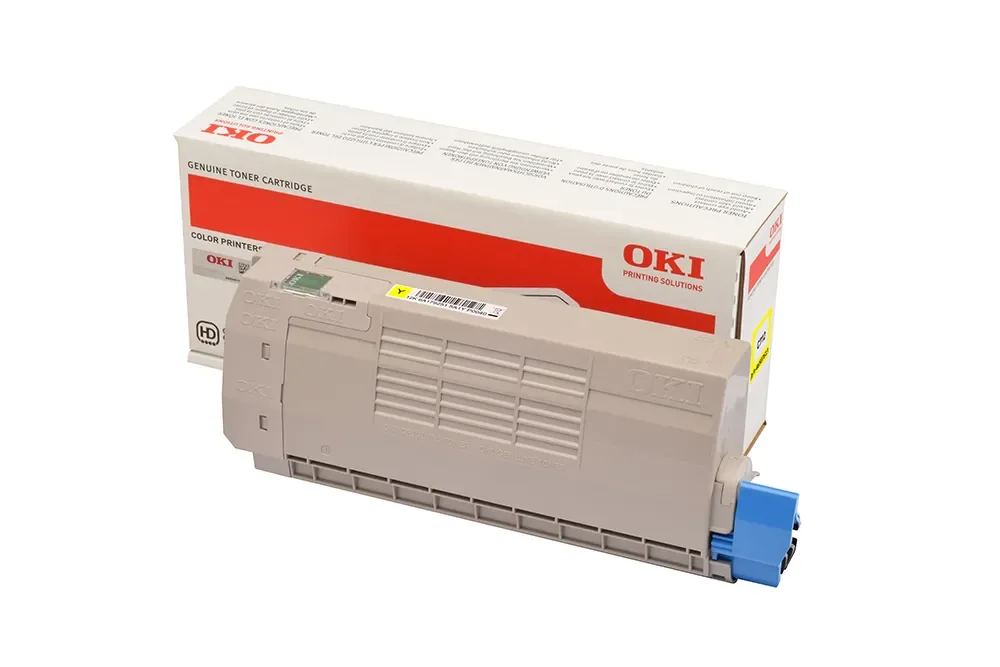 OKI 46507613 -laservärikasetti, keltainen