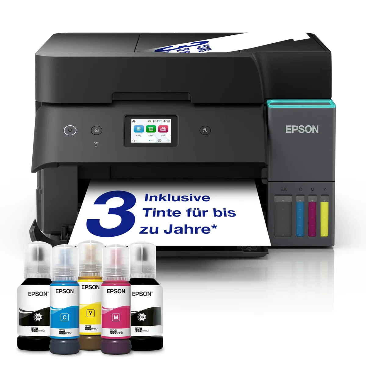 Epson EcoTank ET-4950, Mustesuihku, Väritulostus, 4800 x 1200 DPI, A4, Suoratulostus, musta