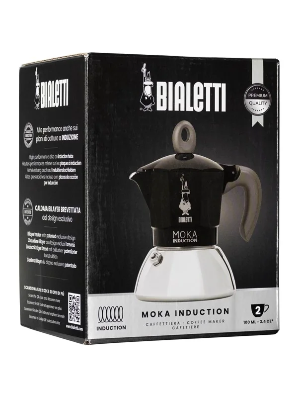Bialetti Moka Induction 2.0 - 2 kupillista