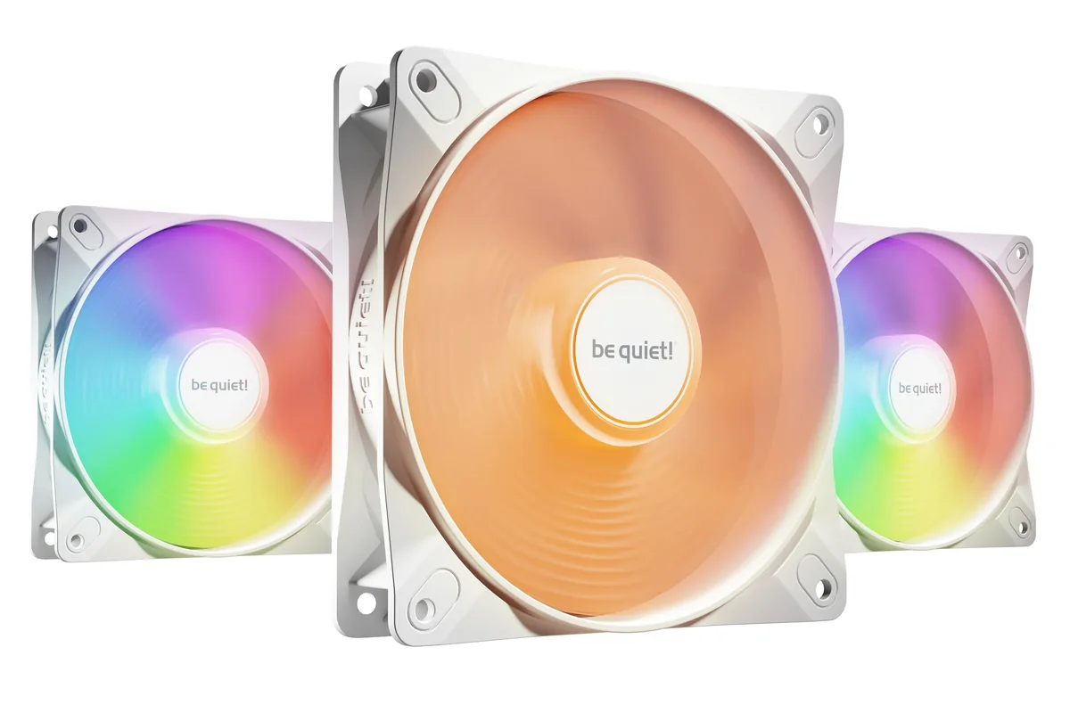 be quiet! Light Wings LX 120 mm PWM ARGB -kotelotuuletin valkoinen 3-pack