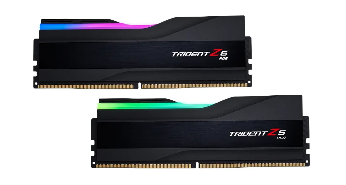 G.SKILL Trident Z5 RGB 64 Gt (2 x 32 Gt) DDR5 6000 MHz, CL30 -muisti (XMP)