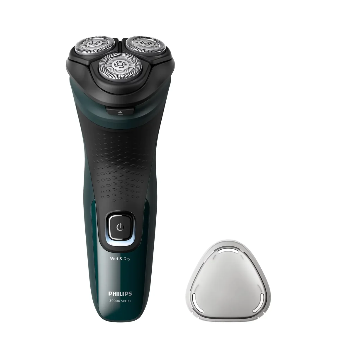 Philips Shaver 3000X Series X3002/00 Wet&Dry -parranajokone, musta, vihreä
