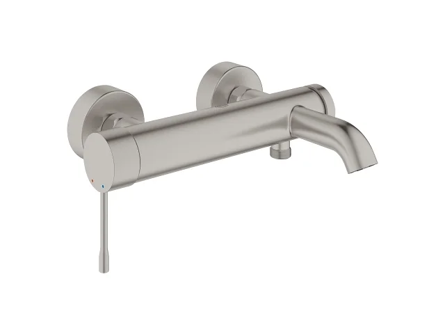 Grohe Essence One-lever faucet for tub & shower Supersteel