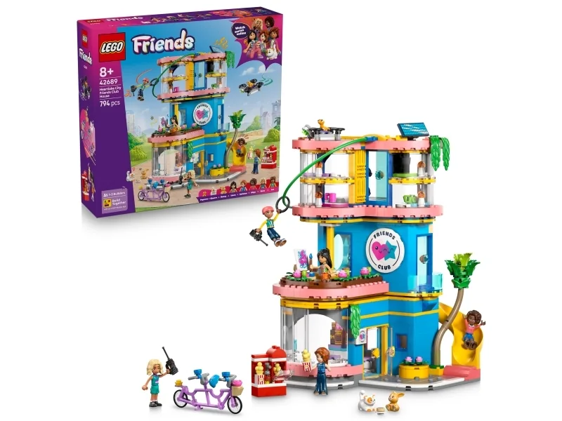 LEGO Friends 42689 Heartlake Cityn ystävysten kerhotalo