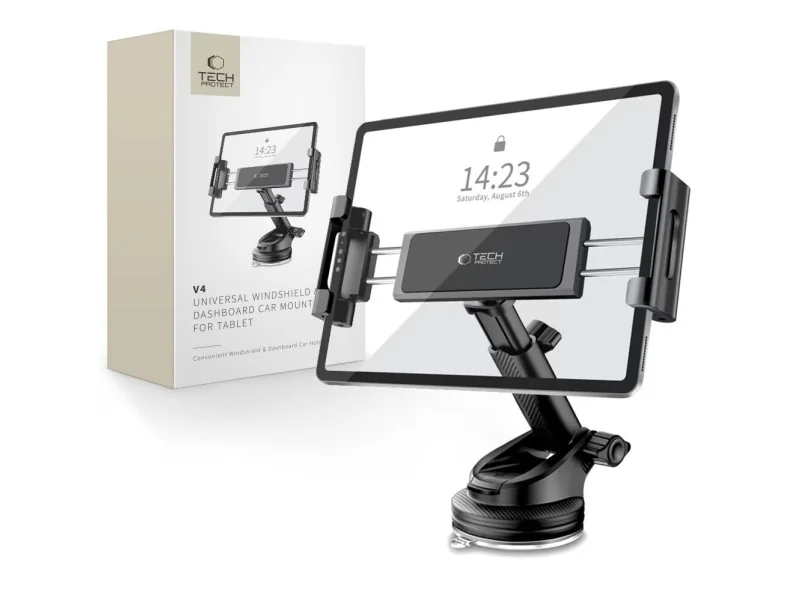 Tech-Protect V4 Cockpit Mount Tablet Car Mount Holder - Black