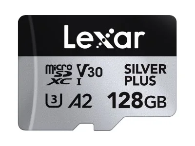 Lexar Professional Silver Plus MicroSD/SD - 205MB/s - 128GB