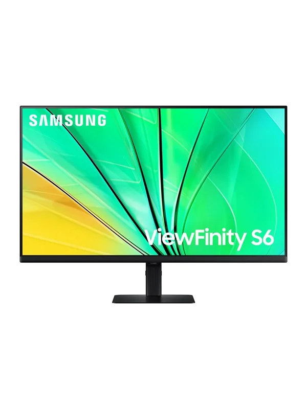 Samsung ViewFinity S6 S32D600EAU - LED-näyttö - 32 - 2560 x 1440 QHD @ 100 Hz - IPS - 350 cd/m² - 1000:1 - HDR10 - 5 ms - HDMI, DisplayPort - musta