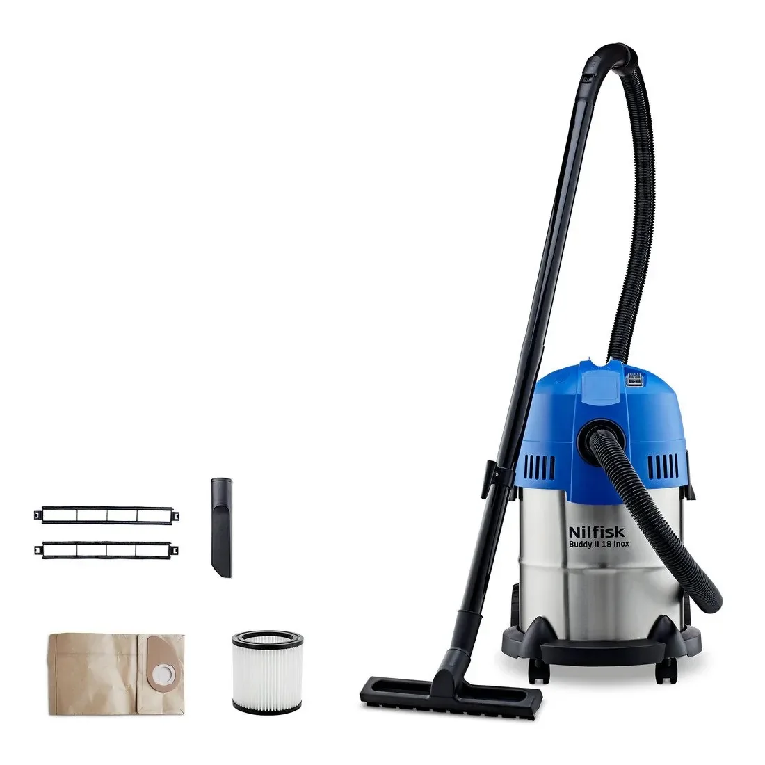 Nilfisk Buddy II 18 Inox märkä/kuivaimuri