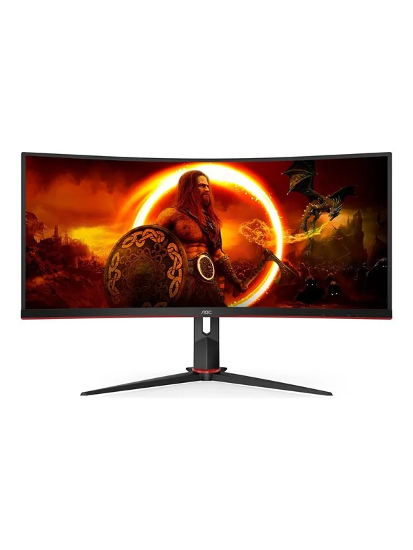 AOC CU34G2XP/BK 34" UWQHD, Fast VA -kaareva pelinäyttö
