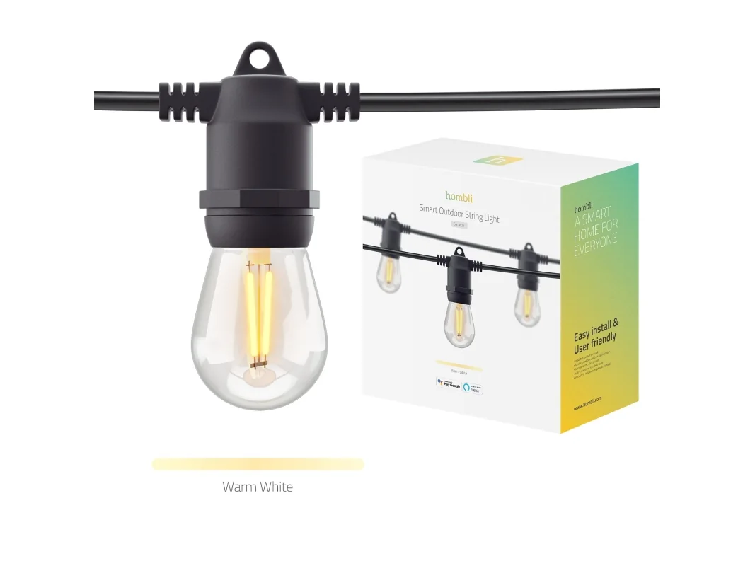 Hombli Smart Outdoor Light String - Älykäs ulkovalosarja (5m)