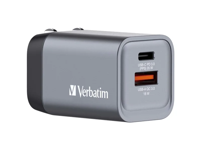 Verbatim GNC-35, Sisätila, AC, 20 V, Musta, Harmaa